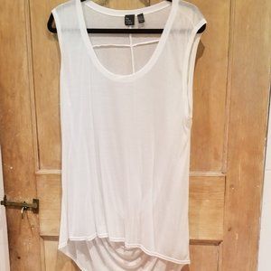 Eileen Fisher "Fisher Project" White Summer Top